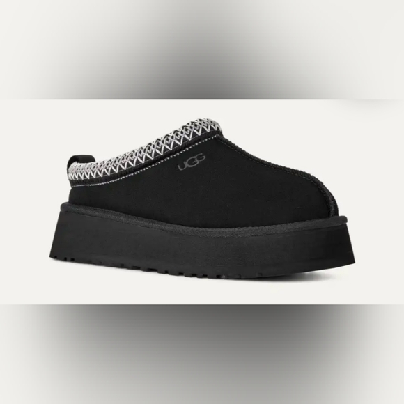 US 7-NEW UGG Women's Tazz II Sheepskin Genuine Shearling Lined Platform Slipper - Picture 6 of 16